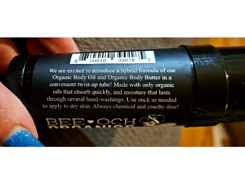 Bee Och Organics Body Lotion Stick, Lavender, 2 oz