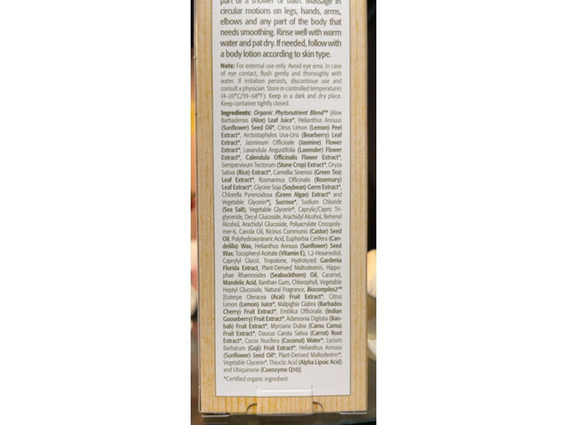 Eminence Organics Skin Care Body Scrub, Stone Crop, 8.4 fl oz/250 mL