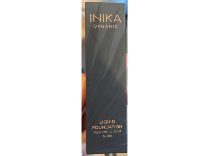 Inika Organic Liquid Foundation, Nude, 30 mL
