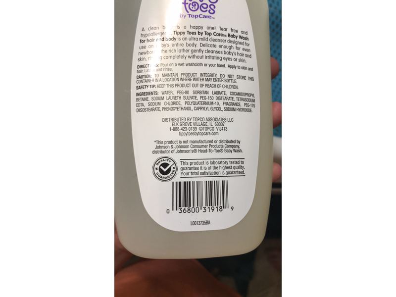Tippy Toes Baby Hair & Body Wash , 15 fl oz/444 mL