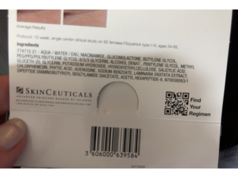 Skinceuticals Wrinkle-Modulating Peptide Serum, P-Tiox, 0.13 fl oz/4 mL