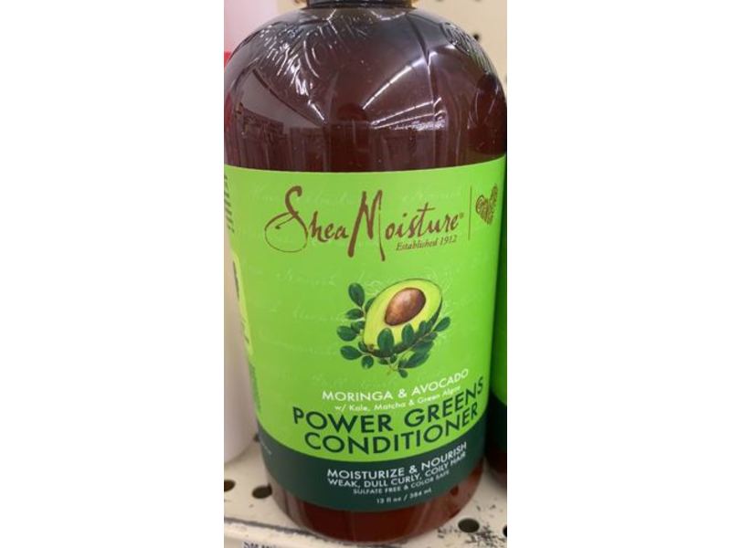 Sheamoisture Power Greens Conditioner, Moringa & Avocado, 13 fl oz
