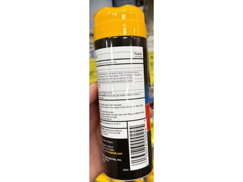 Fungi-Nail Everyday Toe & Foot Anti-Fungal Powder Spray, 4.6 oz/130 g