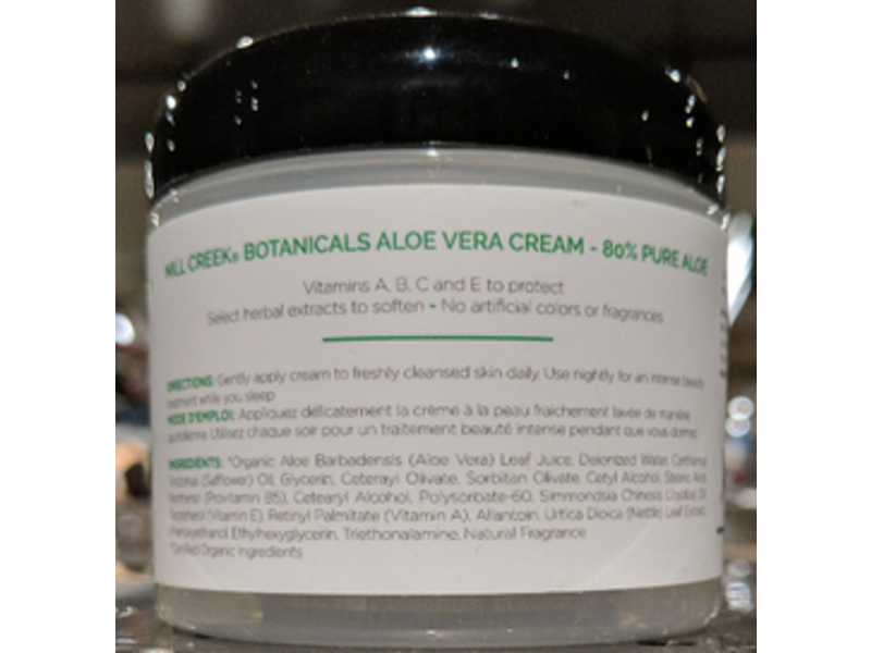 Mill Creek Botanicals Aloe Vera Cream, 4 oz/13 gm