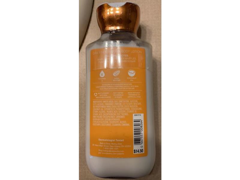 Bath & Body Works Daily Nourishing Body Lotion, Pumpkin Pecan Waffles, Shea Butter + Coconut Oil, 8 fl oz/236 mL