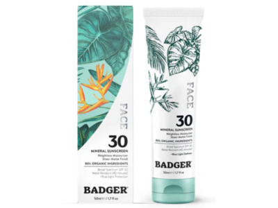 Badger Sunscreen, SPF 30, 1.7 fl oz/50 mL