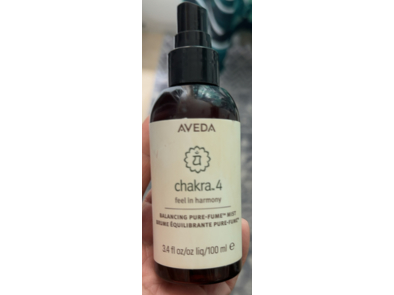 Aveda Feel In Harmony Balancing Pue-Fume Mist, Chakra 4, 3.4 fl oz/100 mL