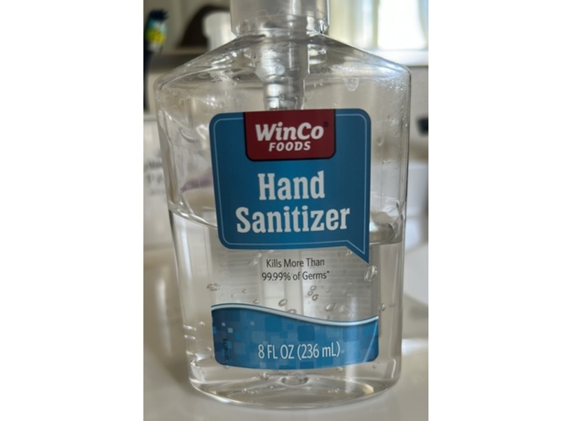 WinCo Foods Hand Sanitizer, 8 fl oz/236 mL