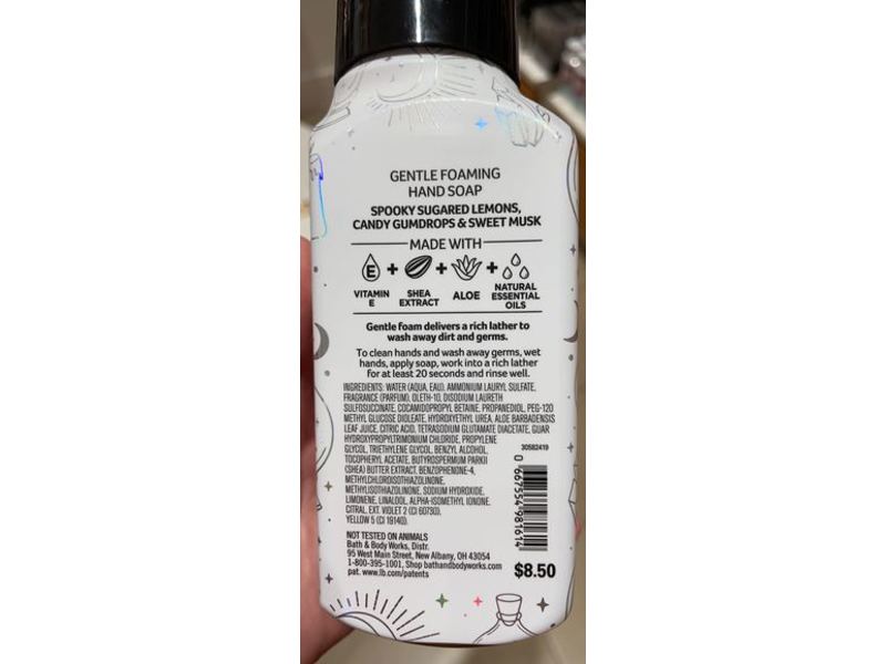 Bath & Body Works Gentle Foaming Hand Soap, Sugared Spell, 8.75 fl oz/259 mL