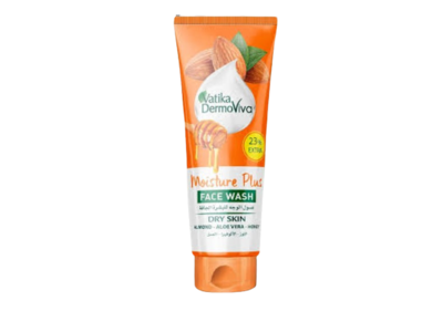 Vatika Dermoviva Face Wash, Almond + Aloe Vera & Honey, 150 mL