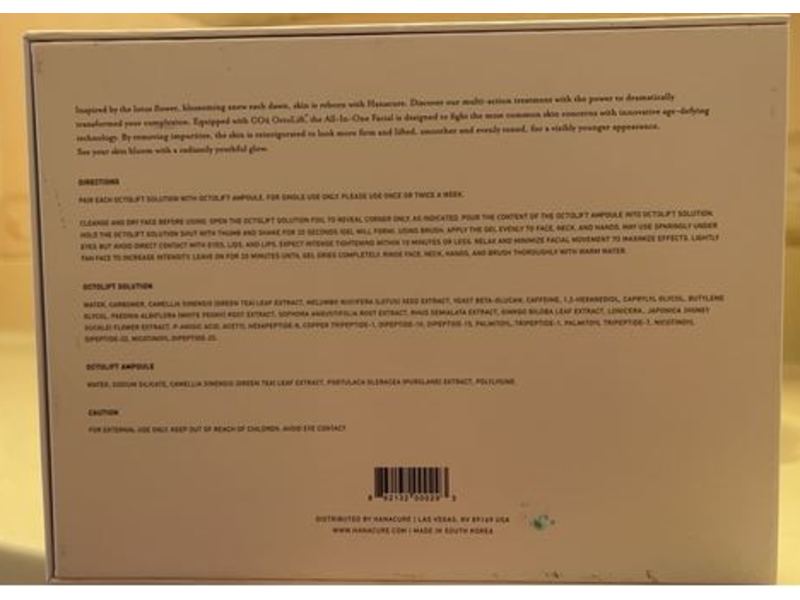 Hanacure The All-In-One Facial, 8 Count