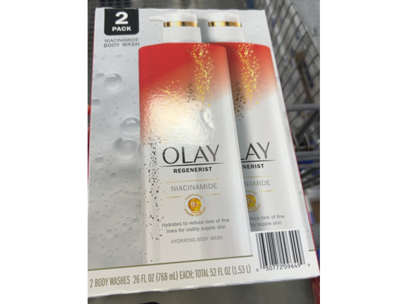 Olay Niacinamide Hydrating Body Wash, B3, 26 fl oz/768 mL