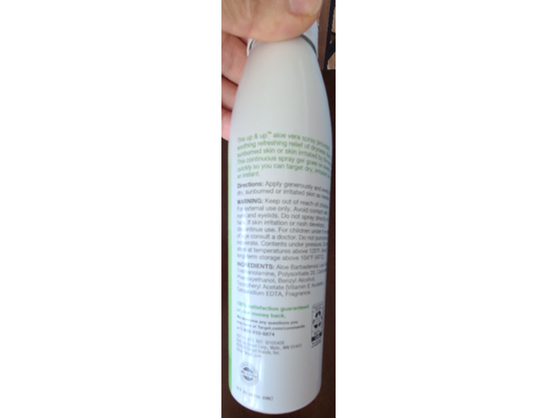 Up & UP Aloe Vera Spray, 6.3 oz/178 g