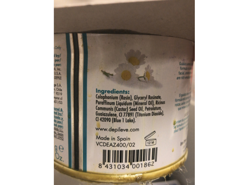 Depileve Azulene Cream Rosin, 14 oz