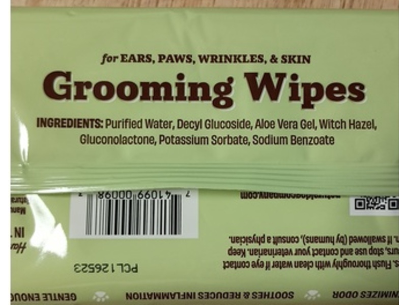 Natural Dog Company Grooming Wipes, XL, 50 Count