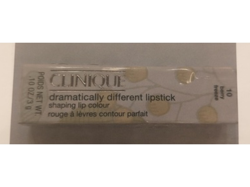 Clinique Dramatically Different Lipstick Shaping Lip Colour, 10 Berry Freeze, 0.10 oz/3 g