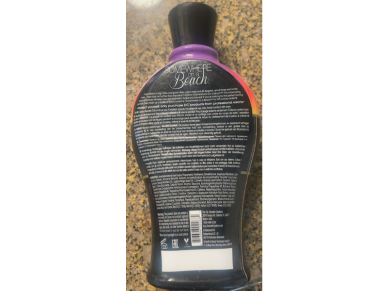 Devoted Creations Somewhere on a Beach Indoor Outdoor Instant Dark Tanning Lotion, 12.25 fl oz/360 mL