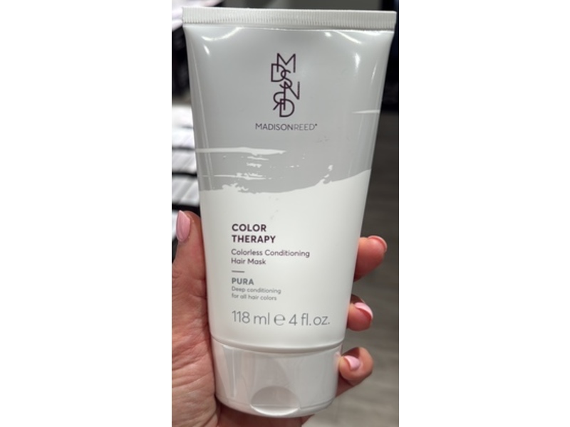 Madison Reed Color Therapy Colorless Conditioning Hair Mask, Pura, 4 fl oz/118 mL