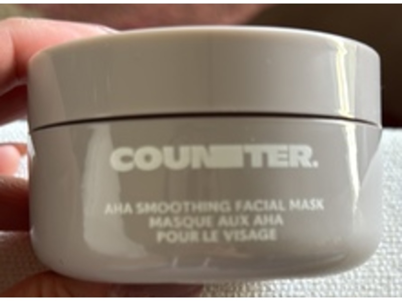 Counter AHA Smoothing Facial Mask, 1.69 fl oz/50 mL
