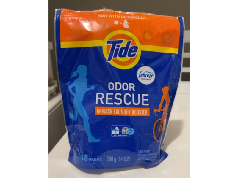 Tide Odor Rescue In-Wash Laundry Booster, 14 oz/398 g