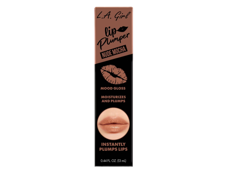 L.A. Girl Lip Plumper, Nude Mocha, 0.44 fl oz/13 mL
