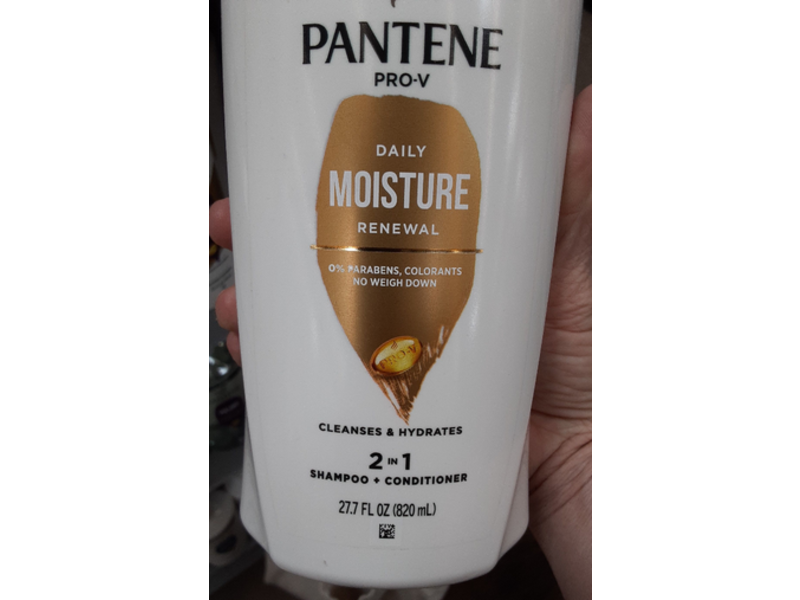 Pantene PRO-V Daily Moisture Renewal 2-In-1 Shampoo + Conditioner, 27.7 oz/820 mL