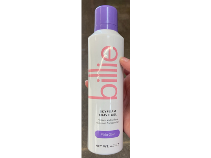 Billie Skyfoam Shave Gel, Violet Glaze, 6.7 oz