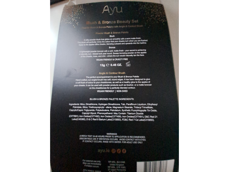 Ayu Blush & Bronze Beauty Set, 0.46 oz/13 g
