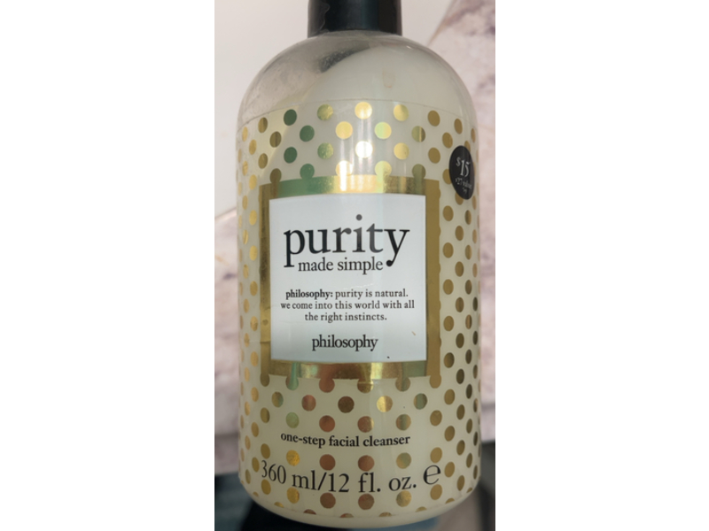 Philosophy Purity Made Simple One Step Facial Cleanser, 12 fl oz/360 mL