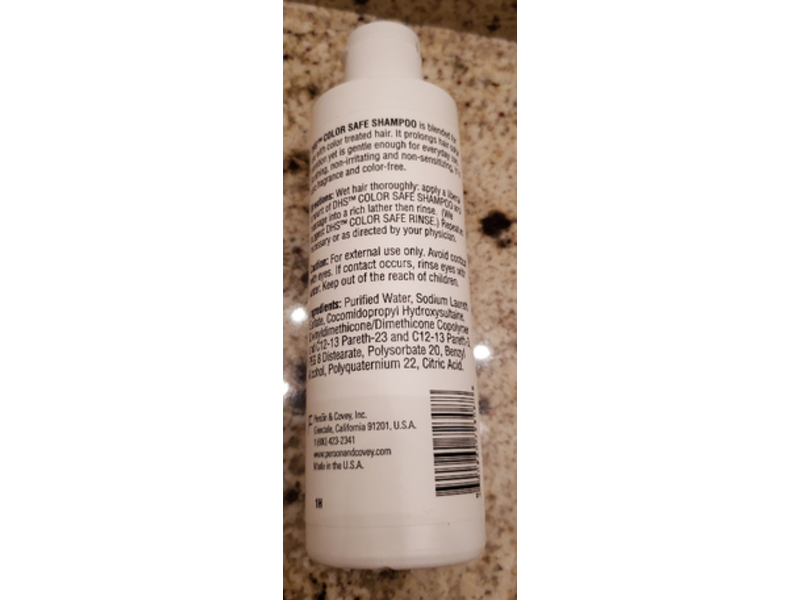 DHS Color Safe Shampoo, 8 fl oz/240 mL