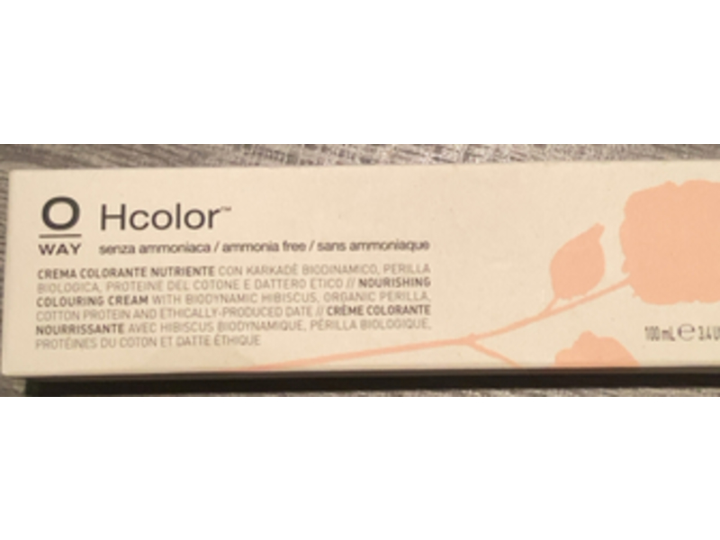 Oway Hcolor, Nourishing Colouring Cream, 4.0 Natural Brown, 1.4 fl oz/100 mL