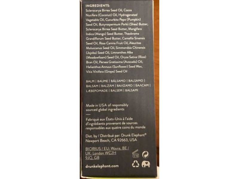 Drunk Elephant Wonderwild Miracle Butter Midi, Meadowfoam Oil, 0.67 fl oz/20 mL