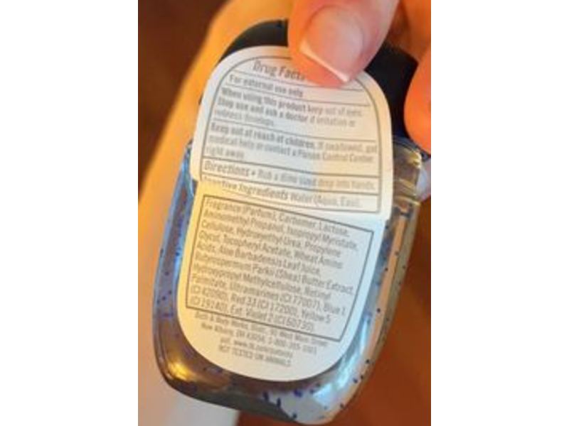 Bath & Body Works Gingham Anti-Bacterial Hand Gel, 1 fl oz/29 mL