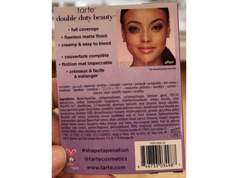 Tarte Shape Tape Concealer, Medium 35N, 0.0338 fl oz/1 mL