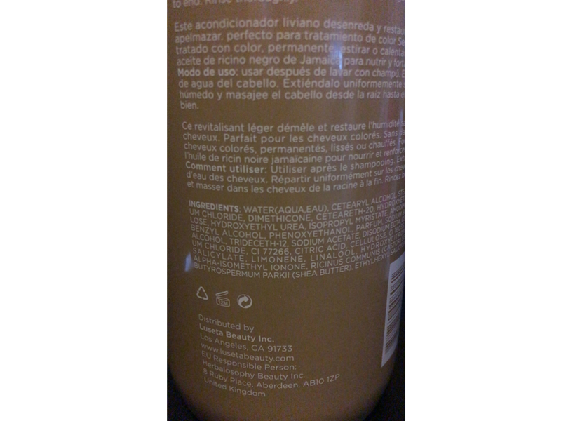 Luseta Conditioner, Jamaican Black Castor Oil, 33.8 fl oz/1 L