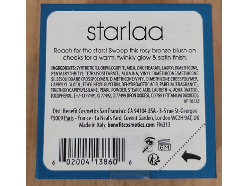 Benefit Starlaa Mini Blush, Rosy Bronze, 0.08 oz/2.5 g