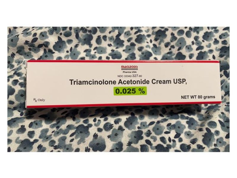 Triamcinolone Acetonide Cream USP 0.025%, 80 g, Macleods (RX)