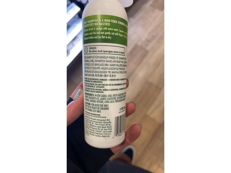 Ecotools Makeup Brush Cleansing Shampoo, 6 Ounce