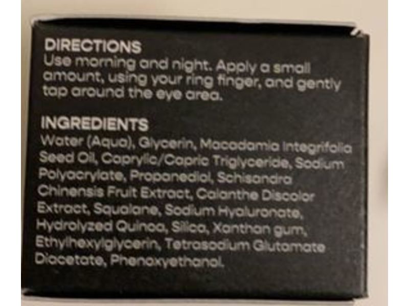 Dkat Adaptogen eye gel, orchid stem cell + magnolia berry, 0.4 oz / 12 mL