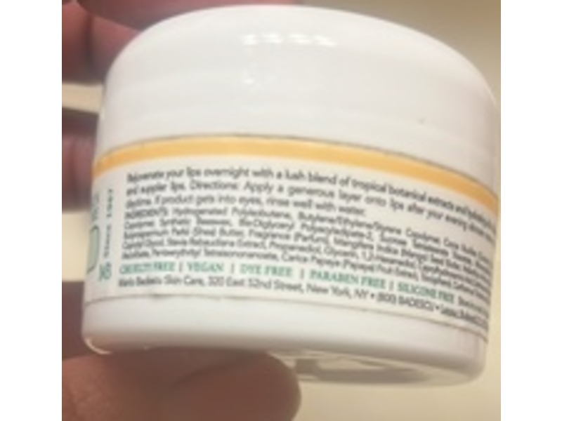 Mario Badescu Lip Mask, Coconut & Mango, 0.5 oz/14 g
