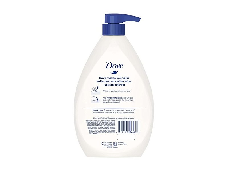 Dove Deep Moisture Body Wash Pump, 34 fl oz