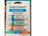BoomBoom Nasal Stick, Mint, Wintermint & Tropical, 0.105 oz/3 g - thumbnail 2