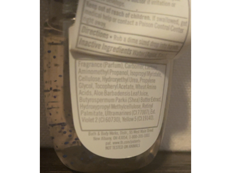 Bath & Body Works Aromatherapy Anti-Bacterial Cleansing Hand Gel, Eucalyptus + Spearmint, 1 fl oz/29 mL