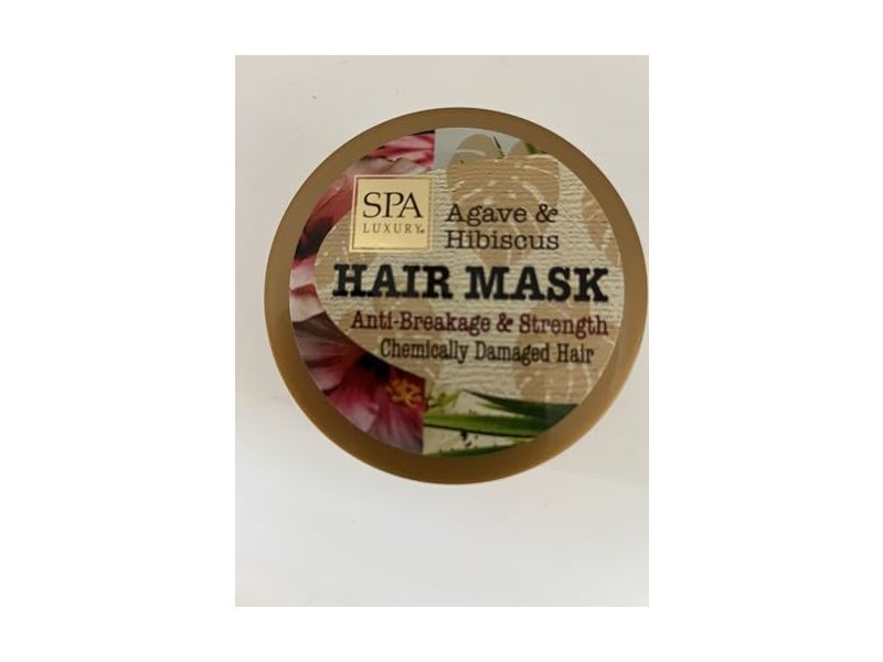 Spa Luxury Hair Mask, Agave & Hibiscus, 8 oz/170 g