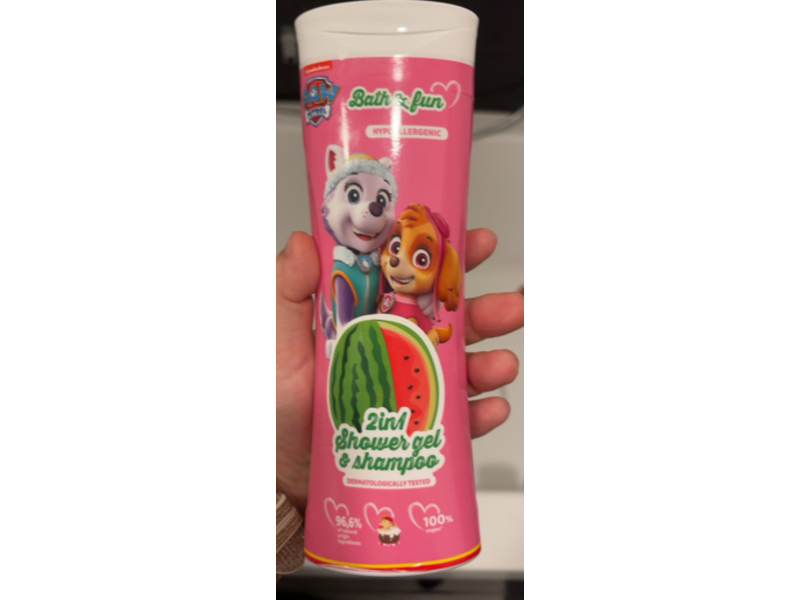 Paw Patrol 2 In 1 Shower Gel & Shampoo, 300 mL