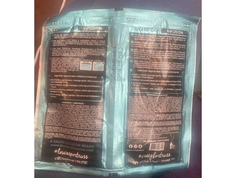 Truss Infusion Double Sachet Shampoo & Conditioner, 10.14 fl oz/300 mL