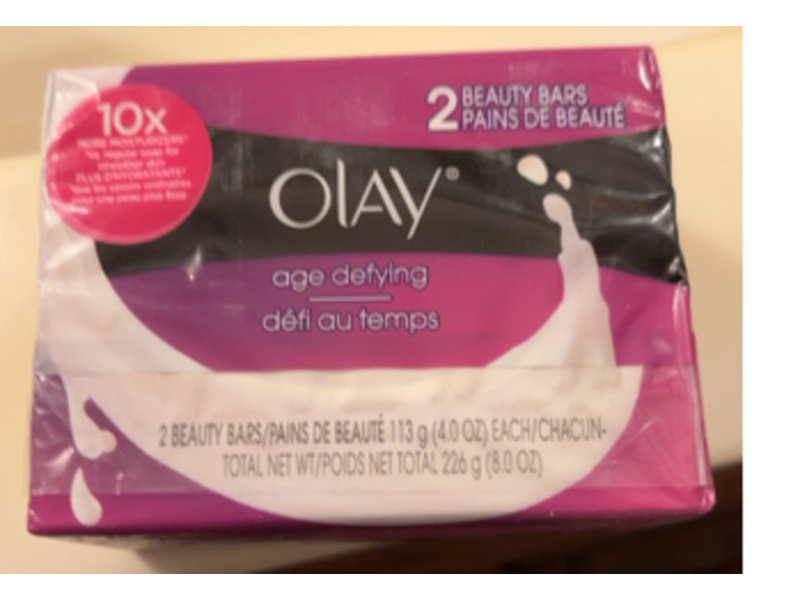 Olay Age Defying Beauty Bar Soap, 8 oz/226 g