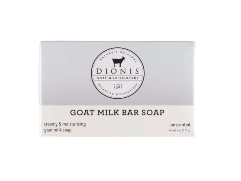 Dionis Creamy & Moisturizing Goat Milk Bar Soap, Unscented, 6 oz /170 g