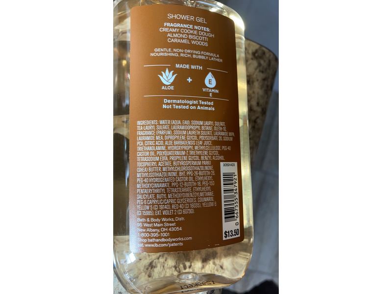 Bath & Body Works Shower Gel, Christmas Cookies, 10 fl oz/295 mL