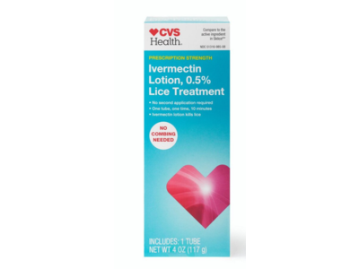 CVS Health Lice Treatment Lotion, Ivermectin, 4 oz/117 g